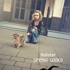 Model mit Hund