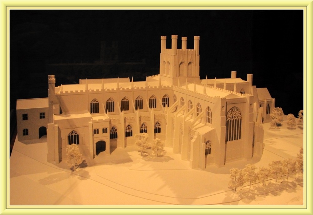 model of the cathedral of Chester