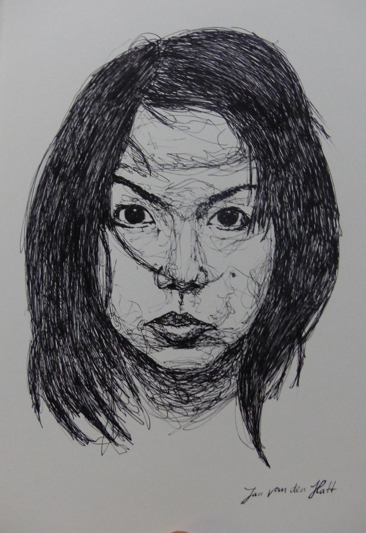 Model - Sakala (Scribble Portrait) Oktober 2014