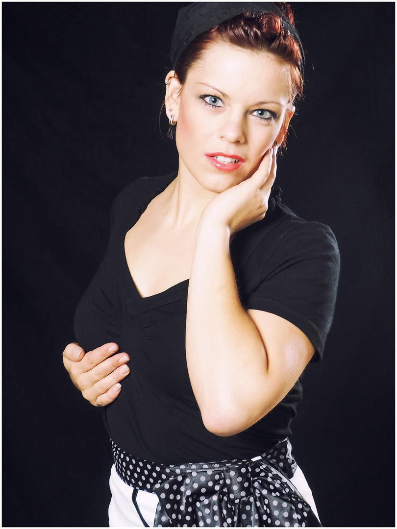 Model-Shooting 50er-Jahre Look