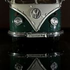 model VW Bus with reflection