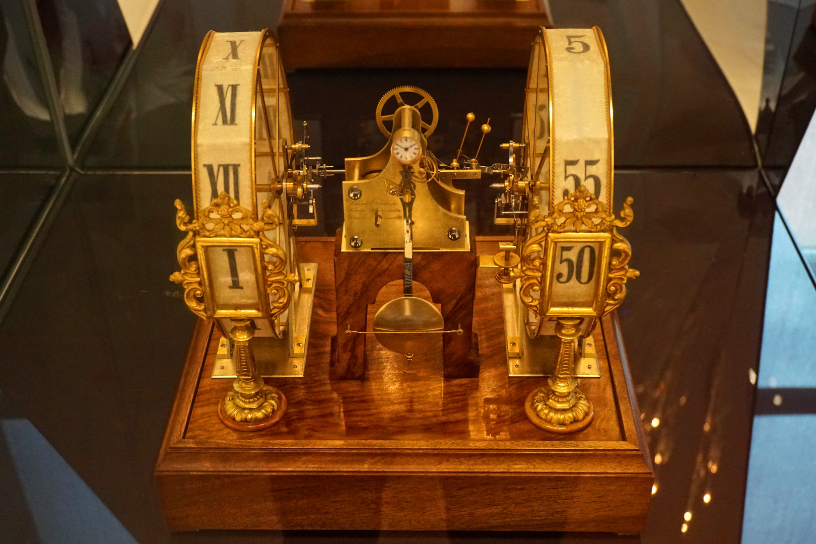 Modell der 5-Minuten-Uhr von Ludwig Teubner, Dresden 1896