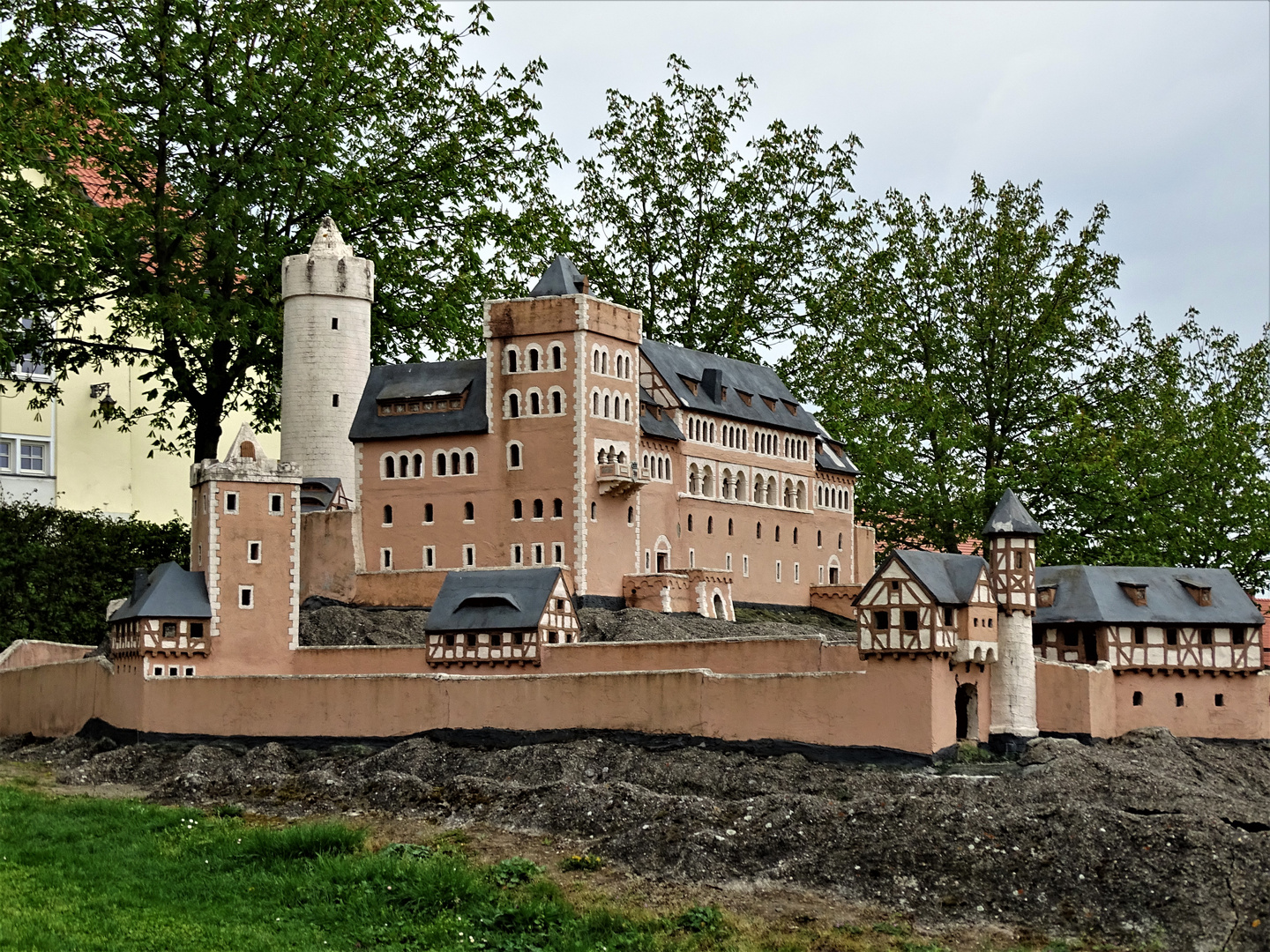 Modell der Burg Anhalt