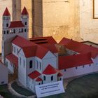 Modell der Klosteranlage Konradsburg