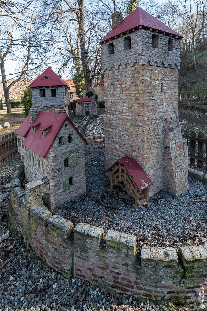 Modell der Lauenburg in Stecklenberg