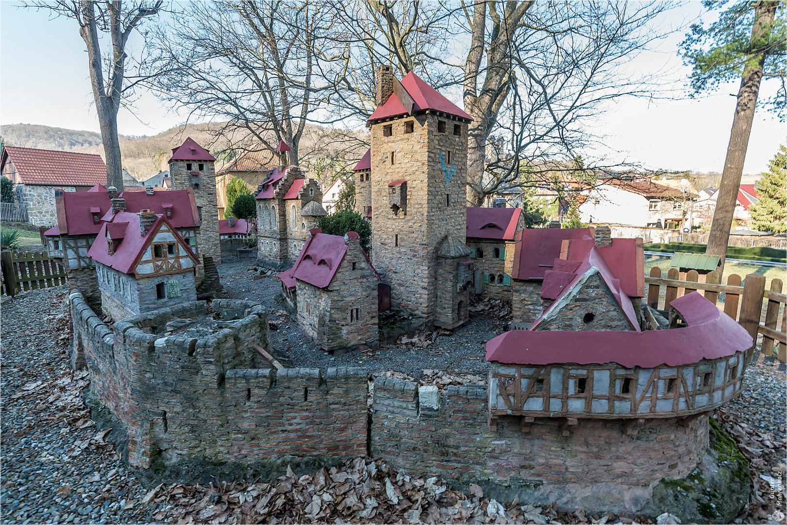 Modell der Lauenburg (südöstliche Ansicht)