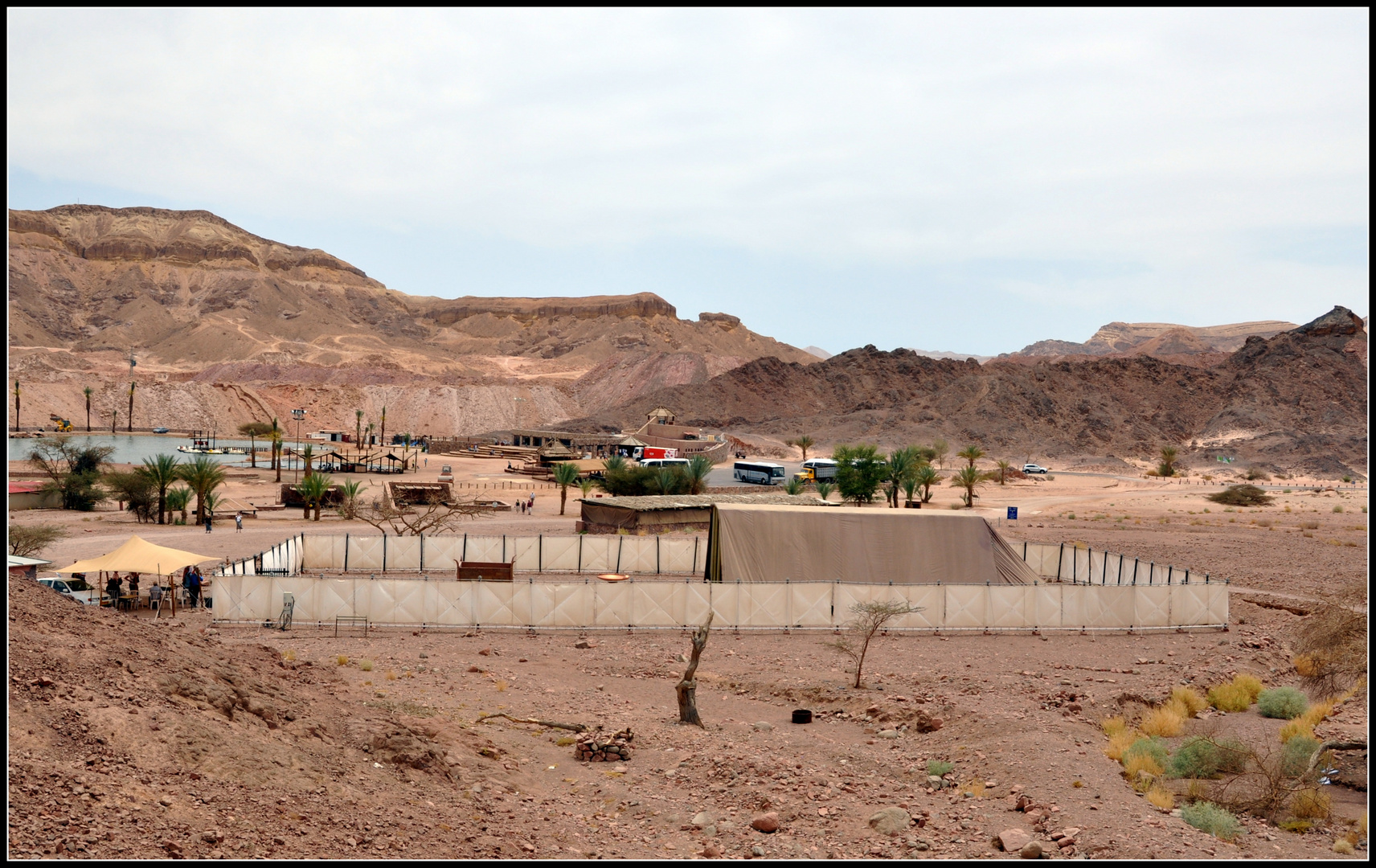 Modell der Stiftshütte im Timna Park, Israel. 2