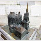 Modell des Aachener Doms 