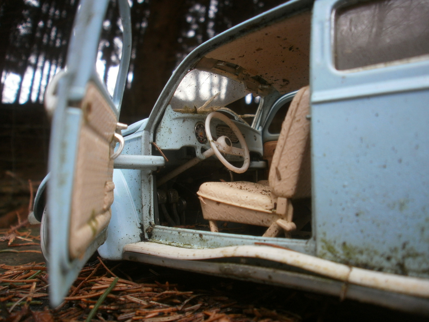 Modellautofriedhof VW Käfer Ovali