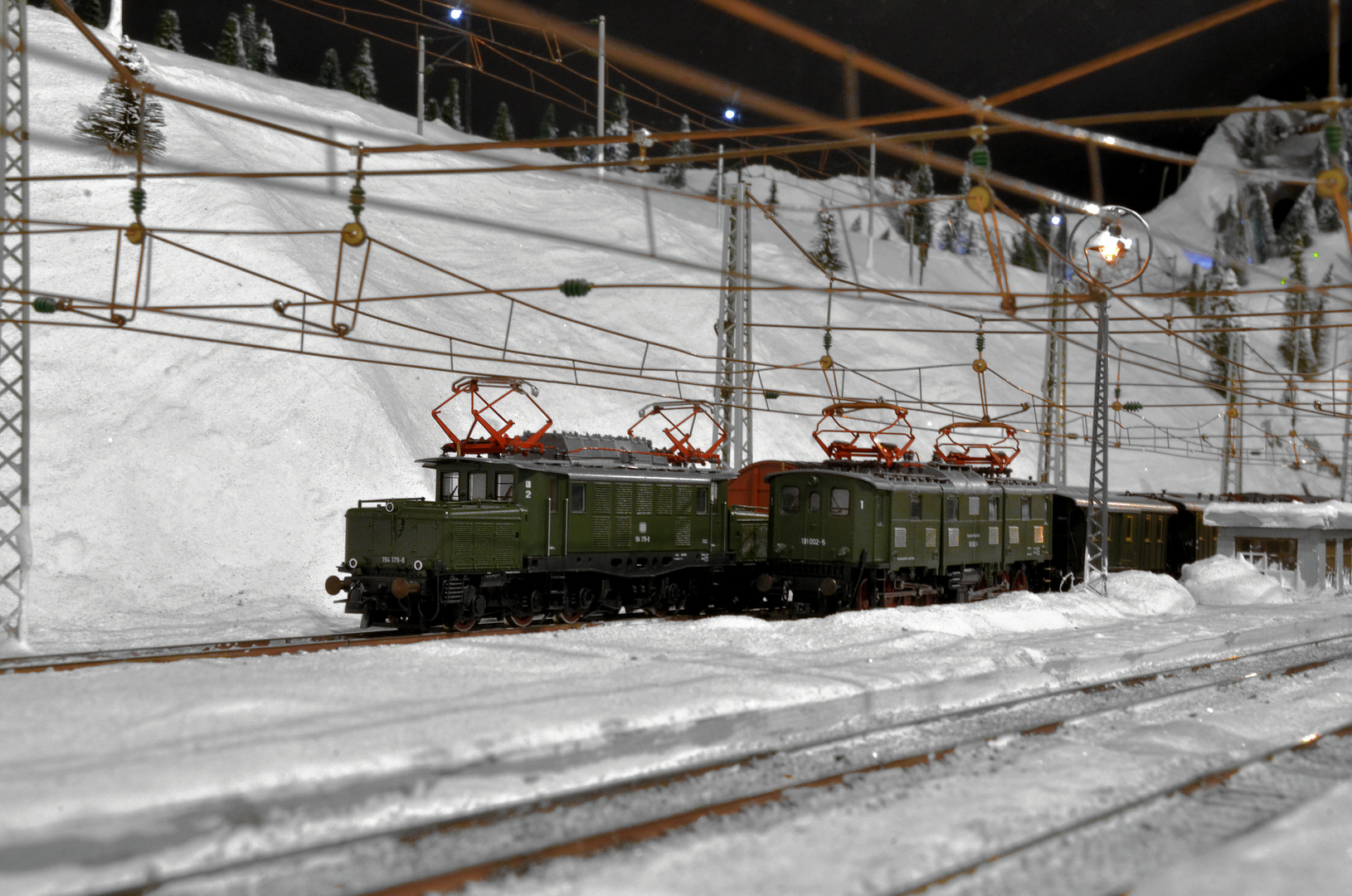 Modellbahn Winter