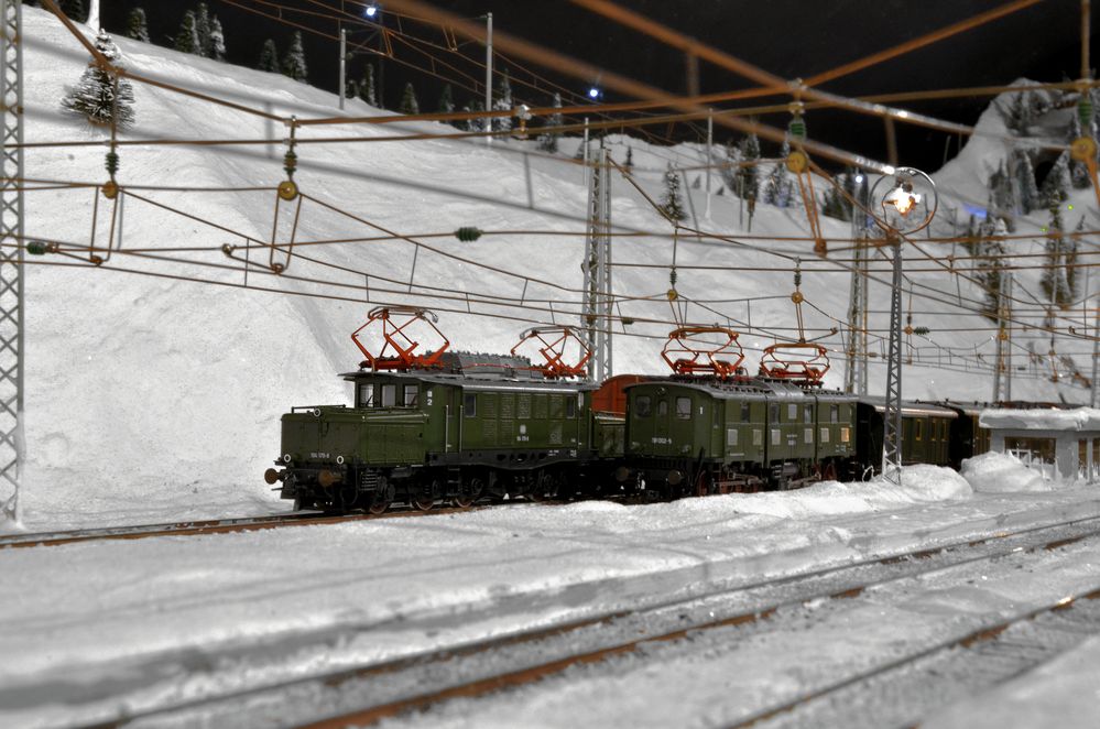 Modellbahn Winter