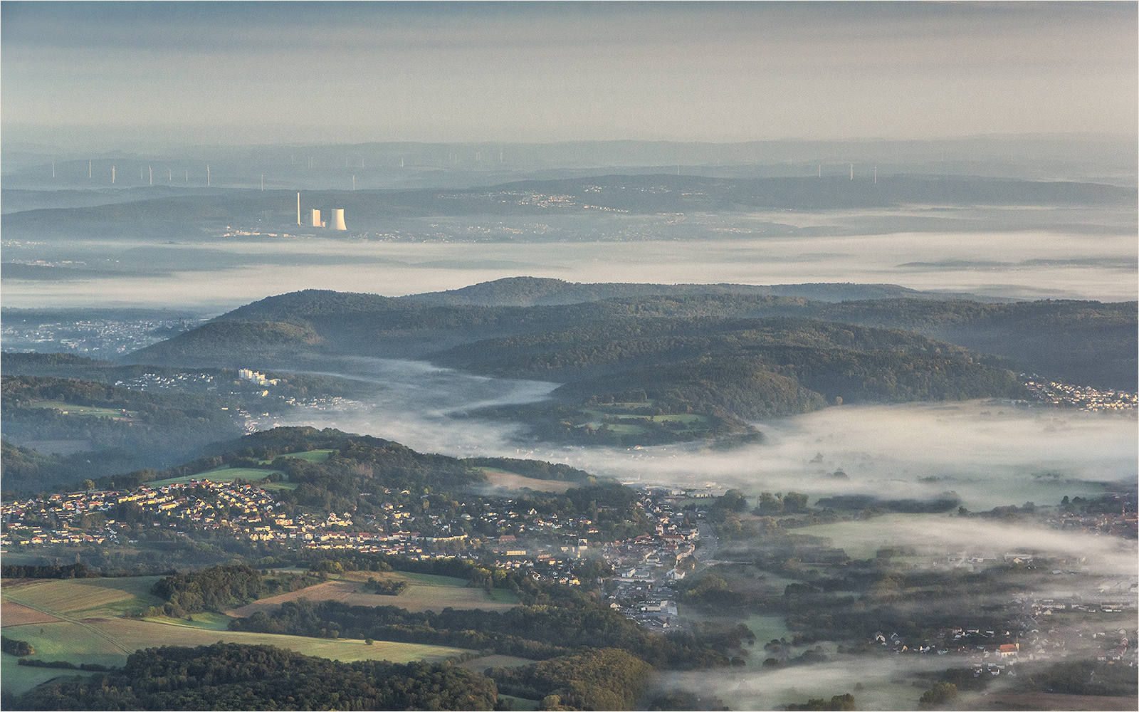 modellbahnblick übers östliche saarland