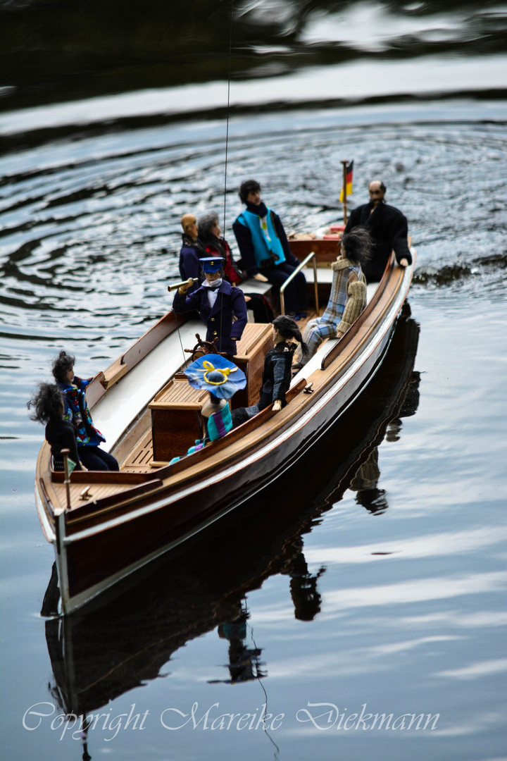 Modellboot Marie im Bremer Bürgerpark