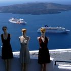 Modelle del mar Egeo Santorini (Grecia)