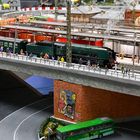 Modelleisenbahn mit Dampflok in Sankt Vith (B)