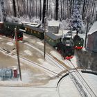 Modelleisenbahn Winterlandschaft