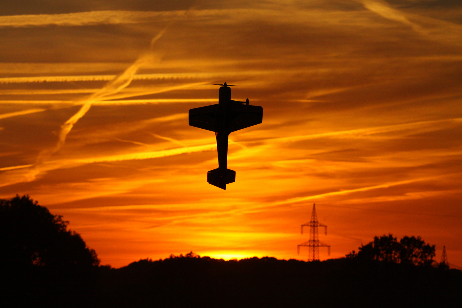 Modellflug im Sommer