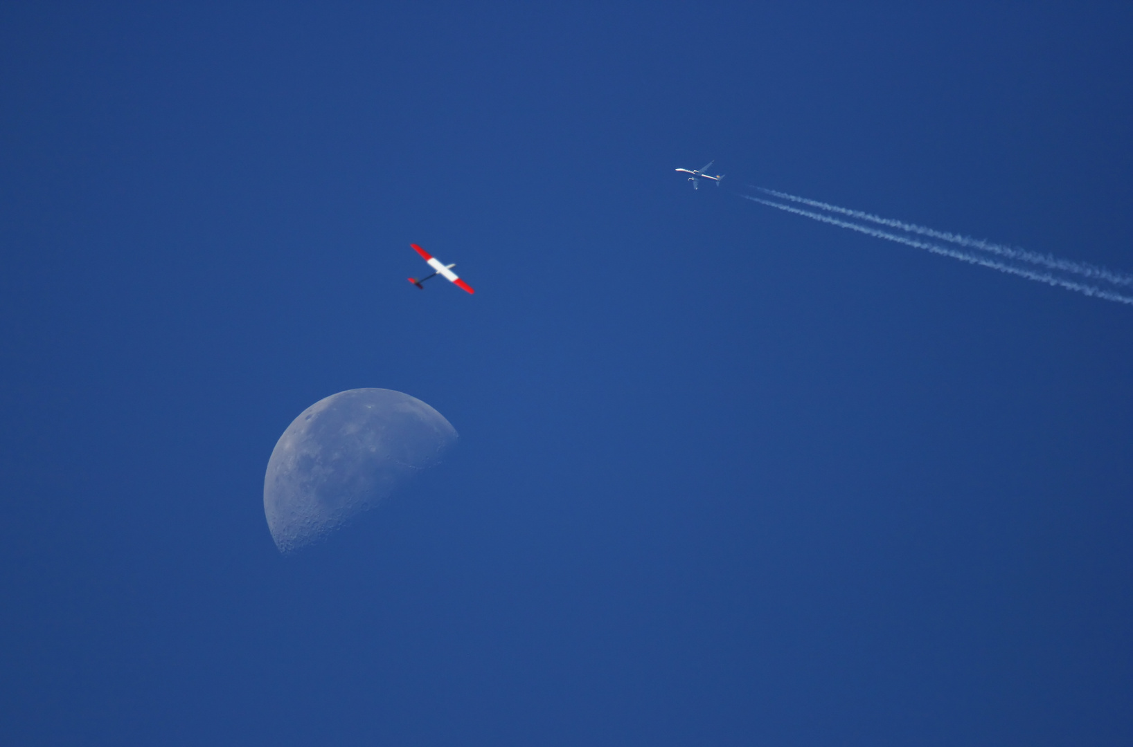 Modellflug zum Mond