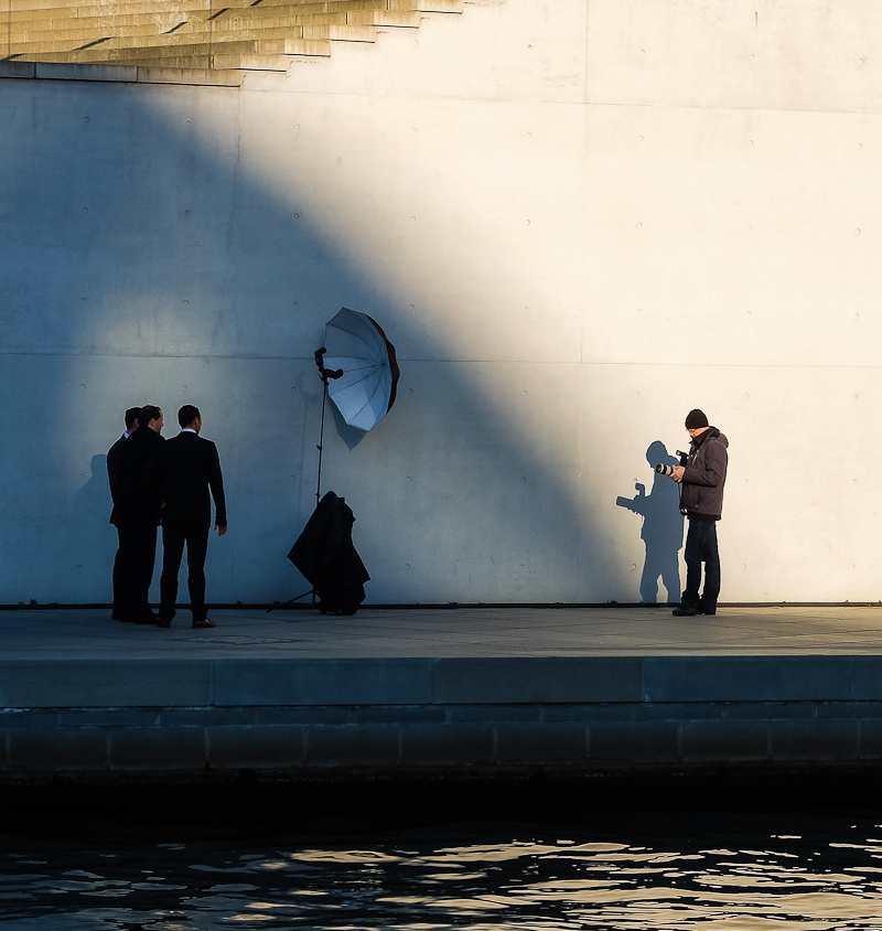 "Models" am Ufer