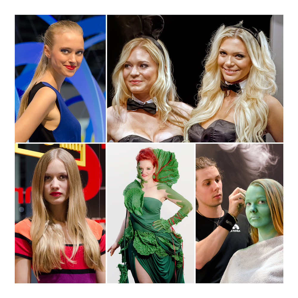 Models aus Halle 5 - Photokina 2014