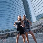 Models on Gae Aulenti