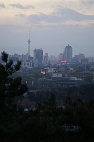 modern Beijing from Coal Hill