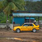 Modern taxis in Cuba