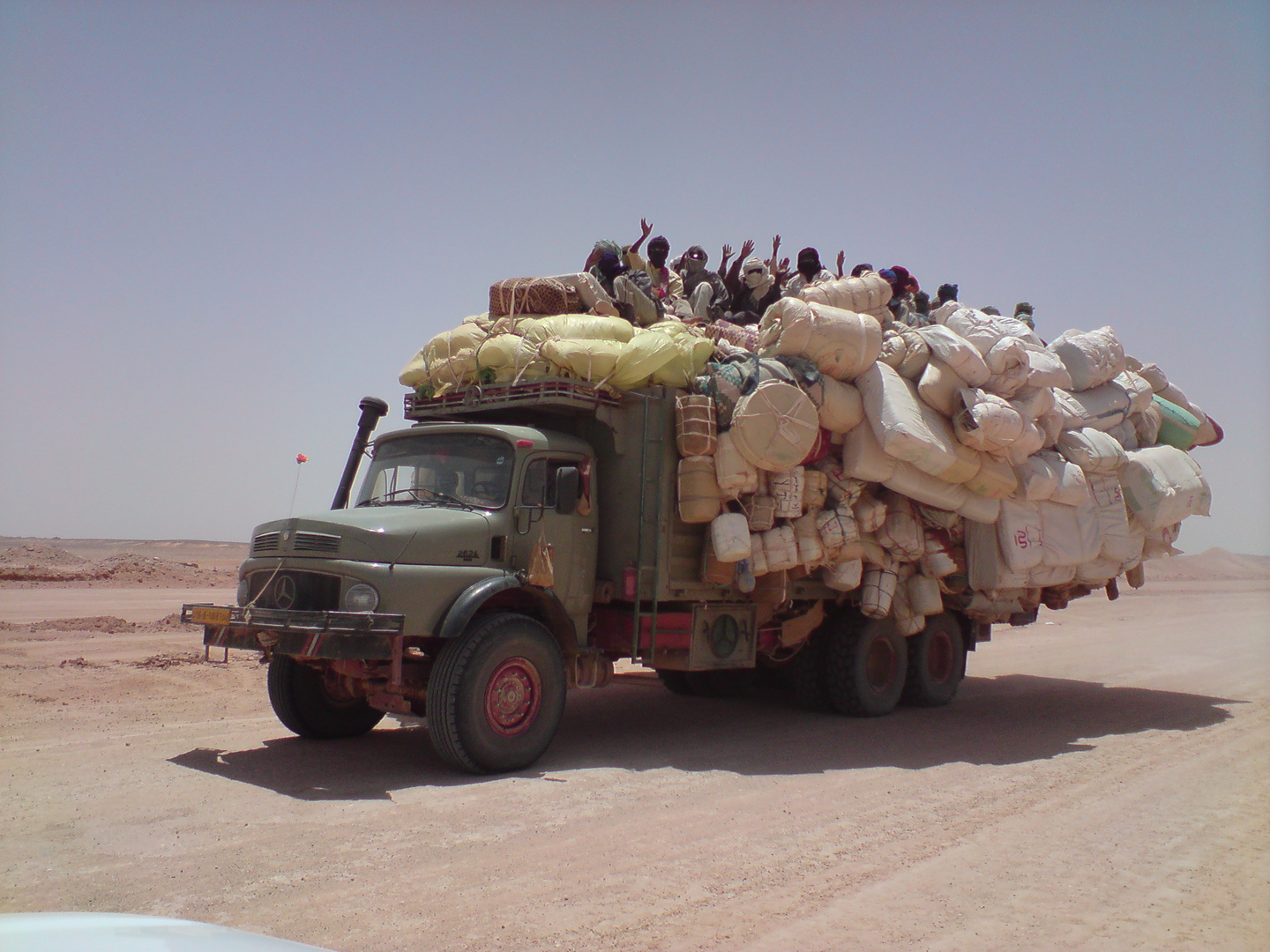 modern travel in Libia, 200 km fare away from Sebha inside Sahara