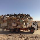 modern truck travel in libya
