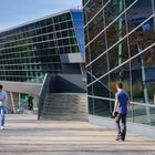 Moderne Architektur am Darmstadtium.