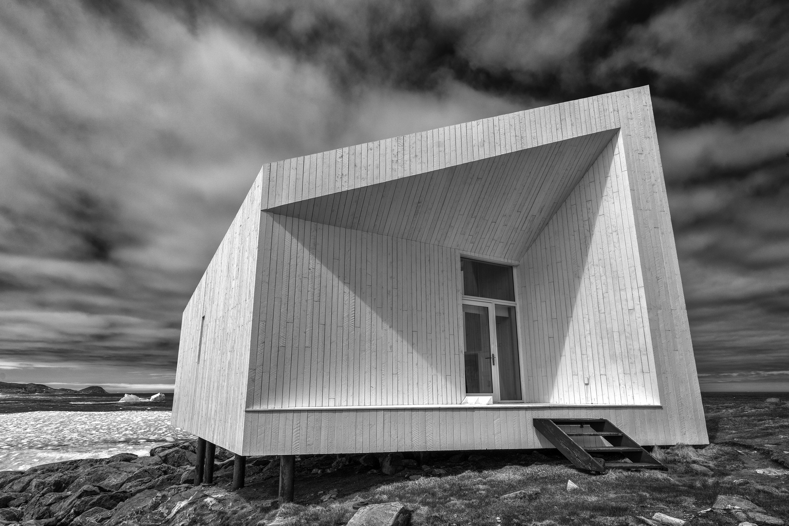 Moderne Architektur auf Fogo Island