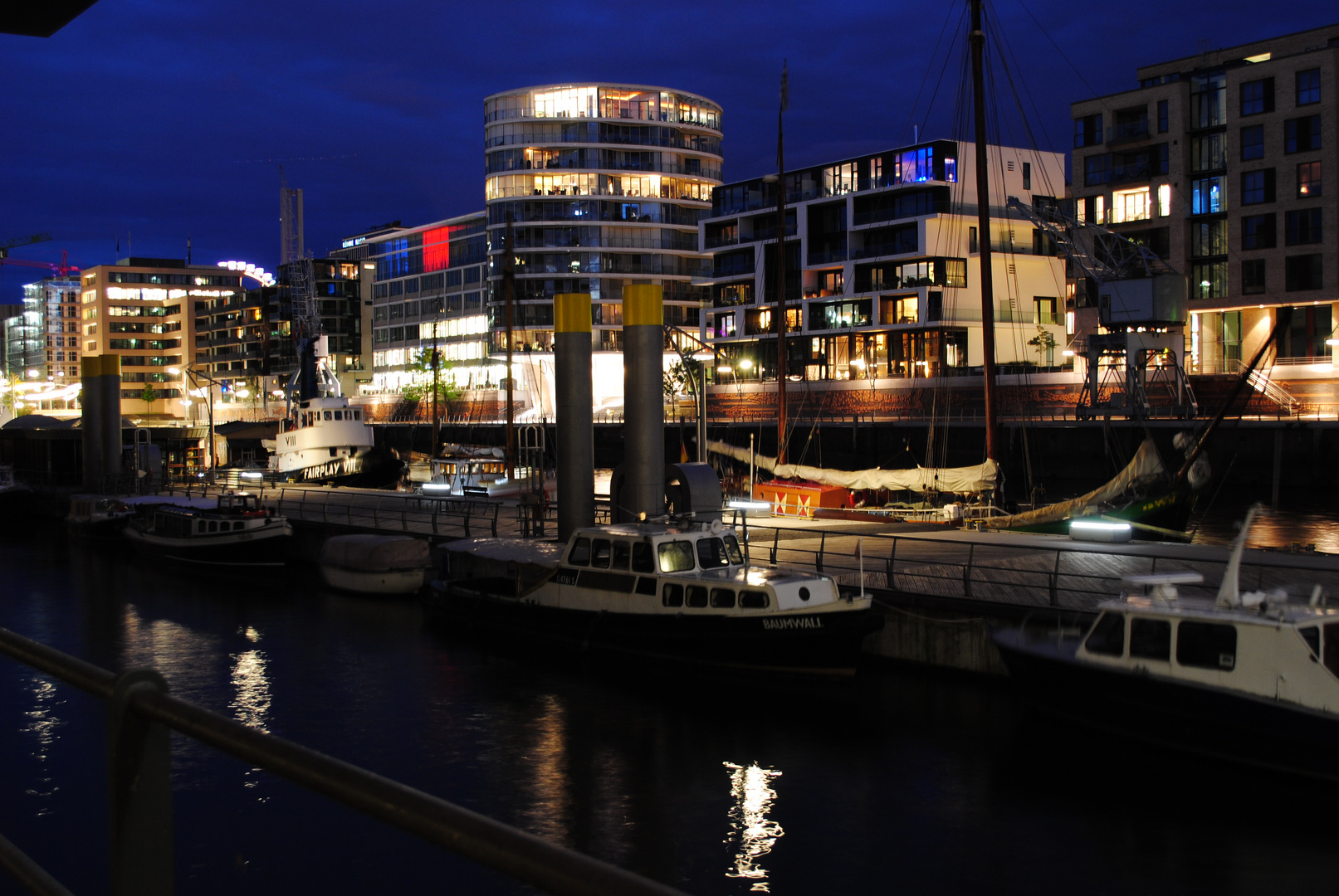 Moderne Bauwerke in der Hafencity