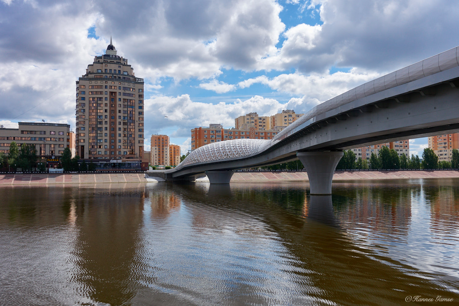 Moderne Brücke