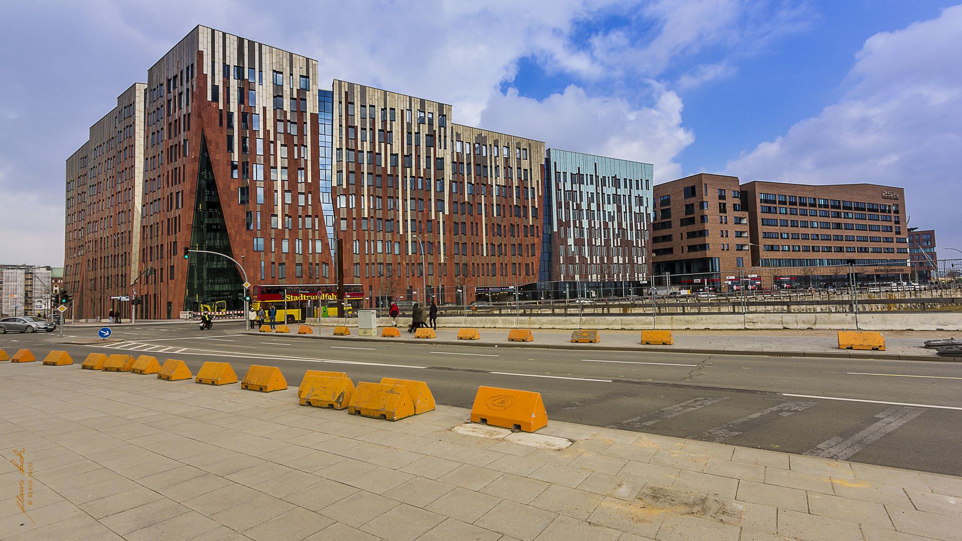 Moderne HafenCity in Hamburg