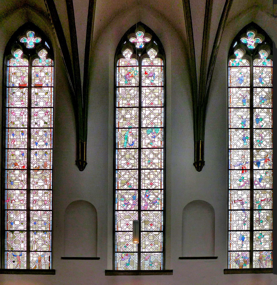 Moderne Kirchenfenster