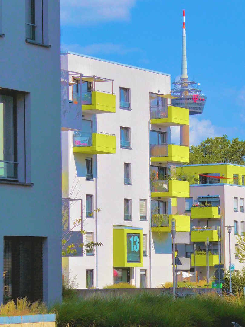 Moderne Kölner Siedlung