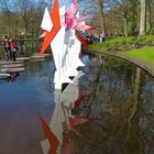 Moderne Kunst im Keukenhof