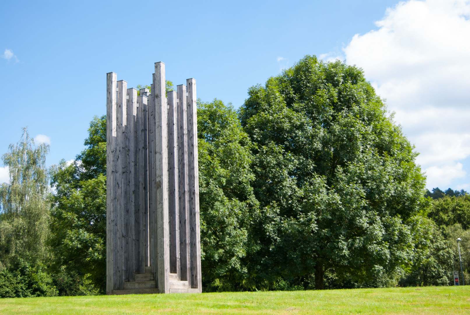 moderne kunst im garten, moderne kunst im kurpark foto & bild | landschaft, garten, Design ideen