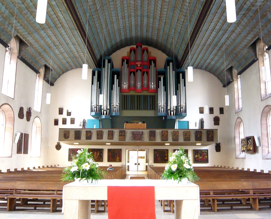 ... moderne Orgel