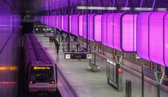 Moderner Bahnhof