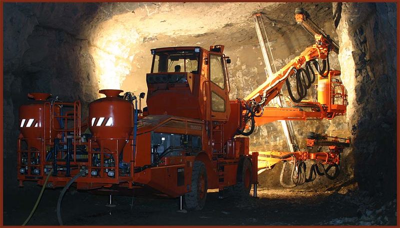 Moderner Bergbau im Wesergebirge
