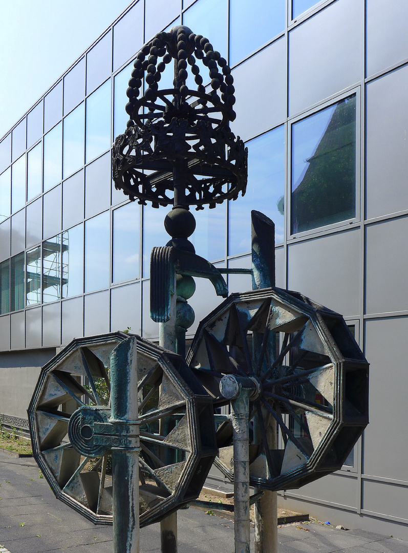 Moderner Brunnen in Borken