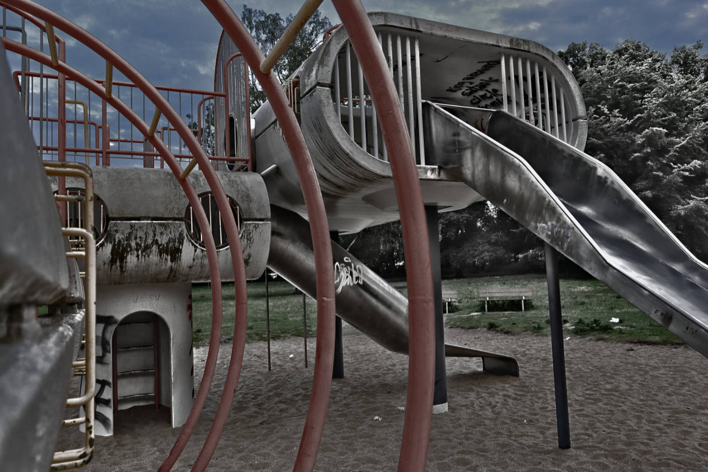 moderner Spielplatz