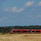 Moderner Zug und alte Signaltechnik