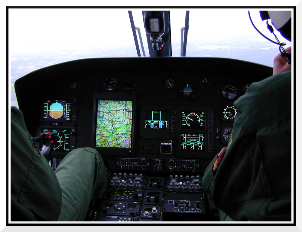 modernes Cockpit