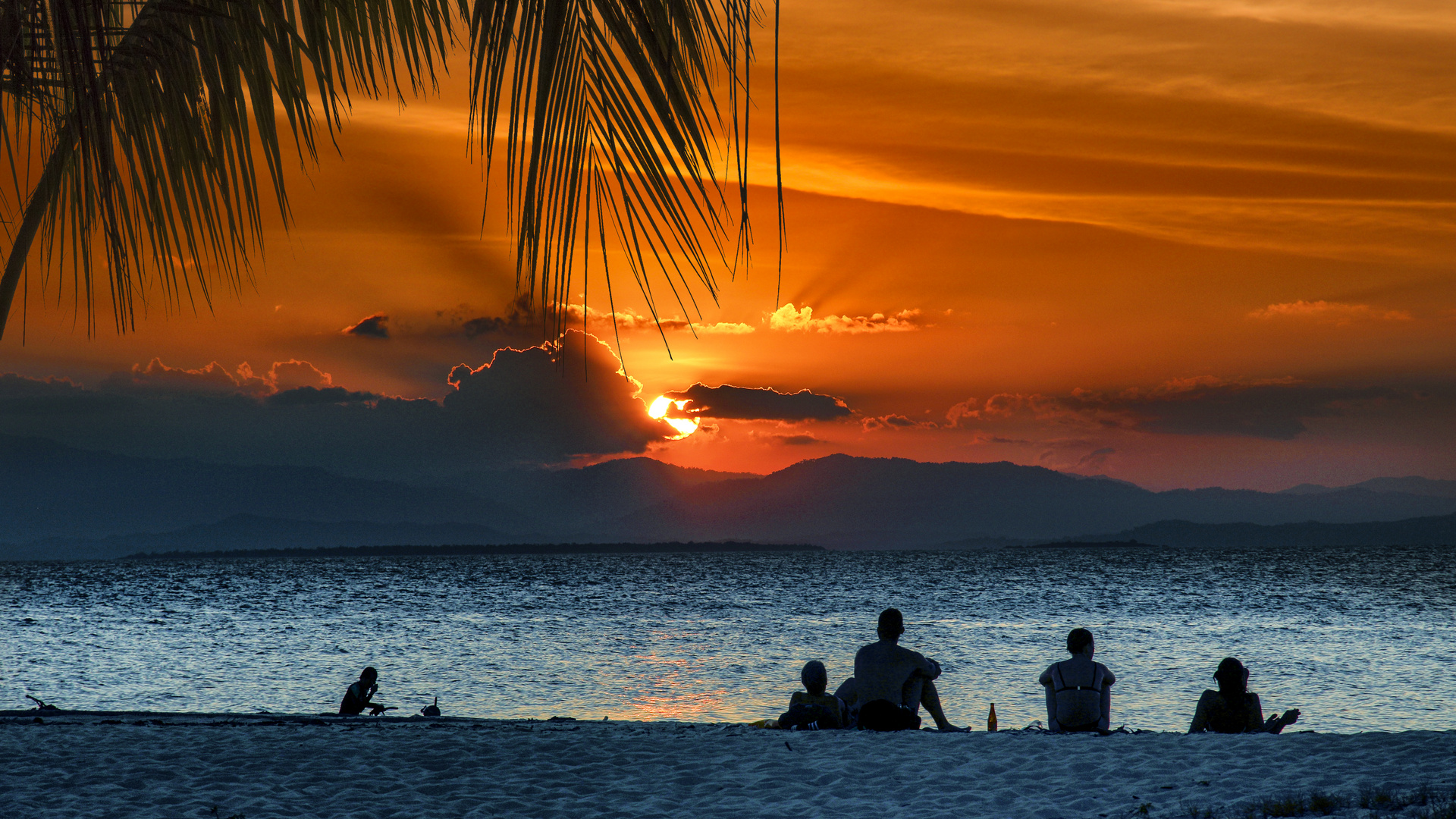 Modessa Island sunset, Palawan, Philippines