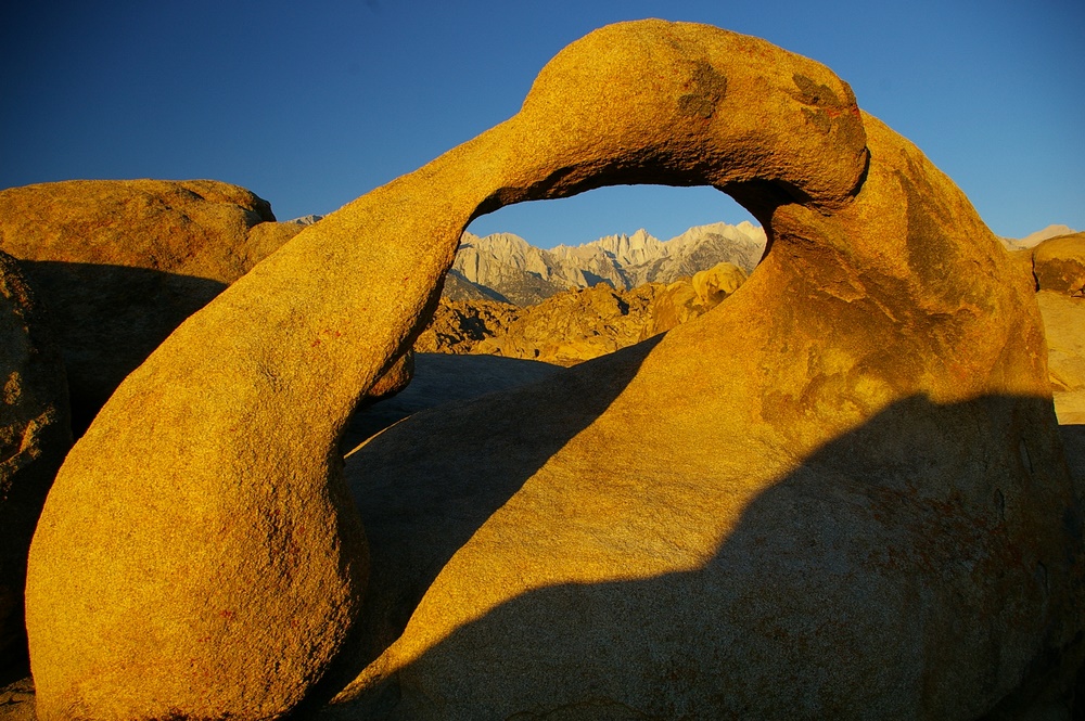 Moebius Arch in the first Light of the day