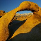 Moebius Arch in the first Light of the day