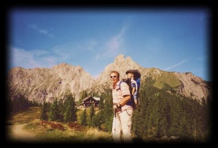 Mödlingerhütte mit Sohn