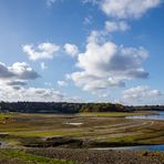 Möhnesee bei niedrigem Wasserstand